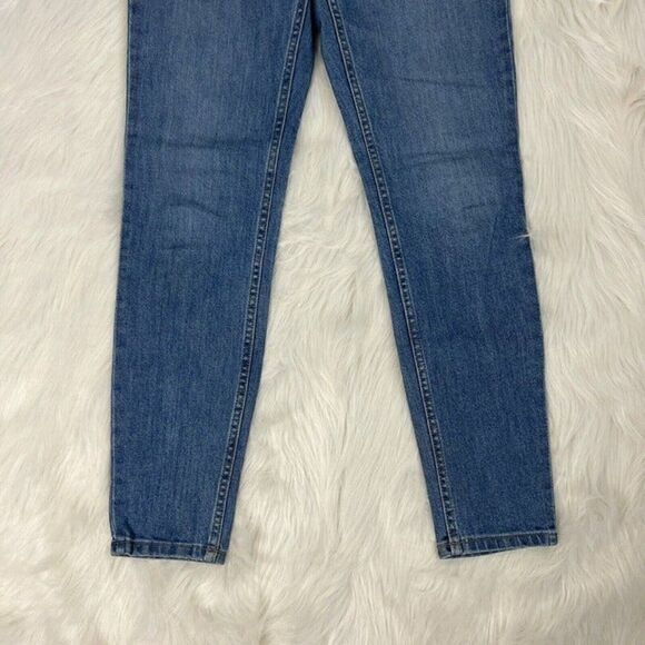 Everlane Womens High Rise Medium Wash Skinny Denim Stretch Jeans Size 27 - Picture 5 of 8